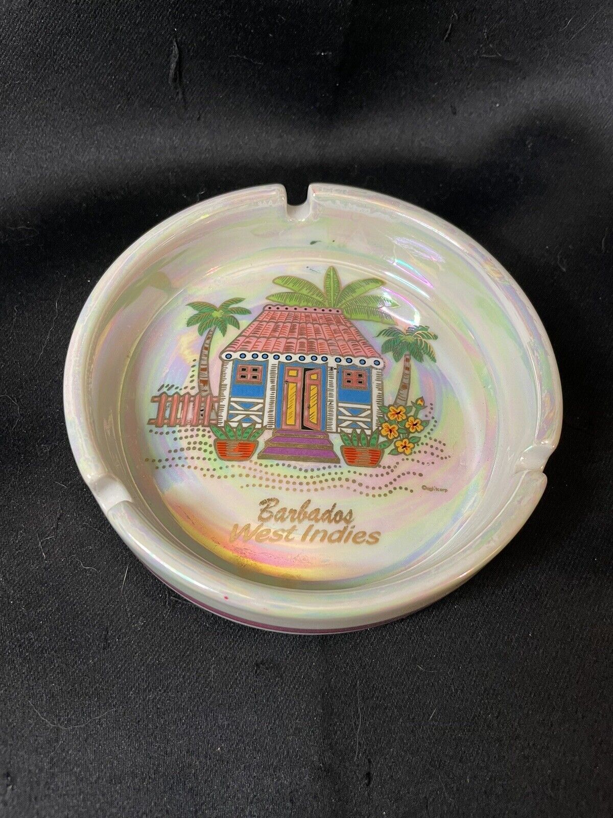 Vintage Ashtray from Barbados West Indies