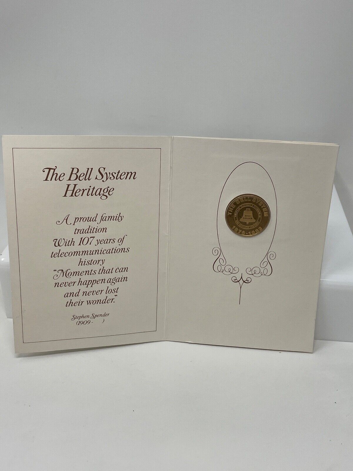 Bell Atlantic Bell System Heritage Vintage Coin