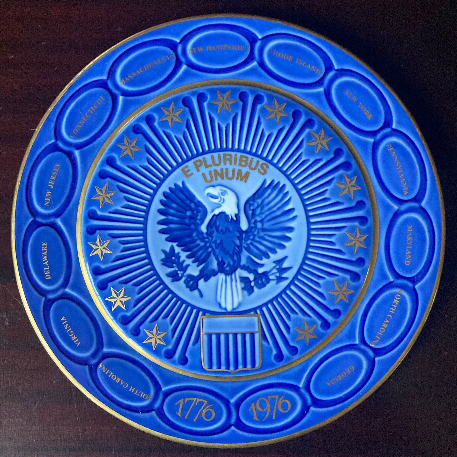 Bicentennial Plate Special Ed. 1776-1976  Presidential Seal 9\