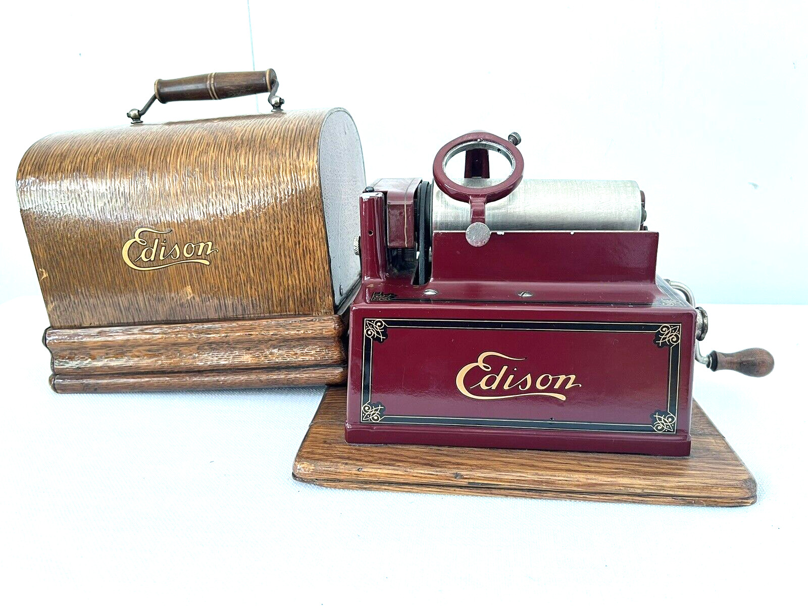 Edison Maroon Gem Cylinder Phonograph Model D