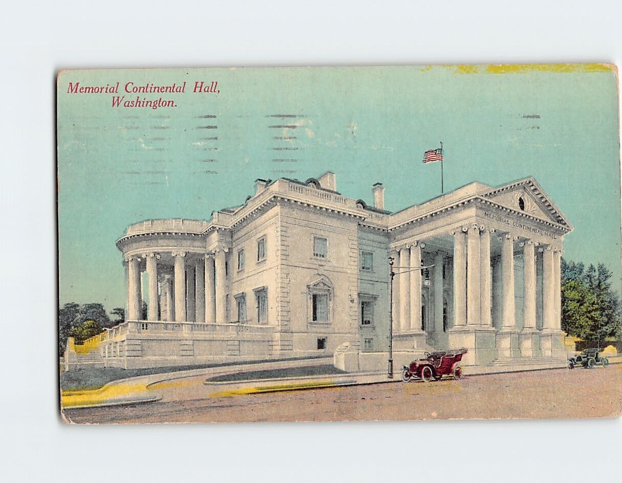 Postcard Memorial Continental Hall Washington DC USA