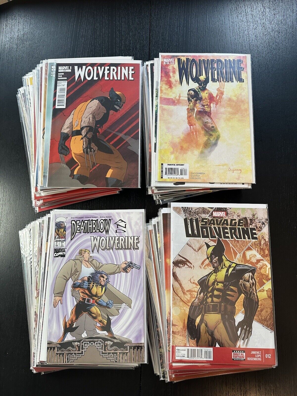 HUGE LOT OF 110 WOLVERINE Comic Books Sleeved & Boarded  #1