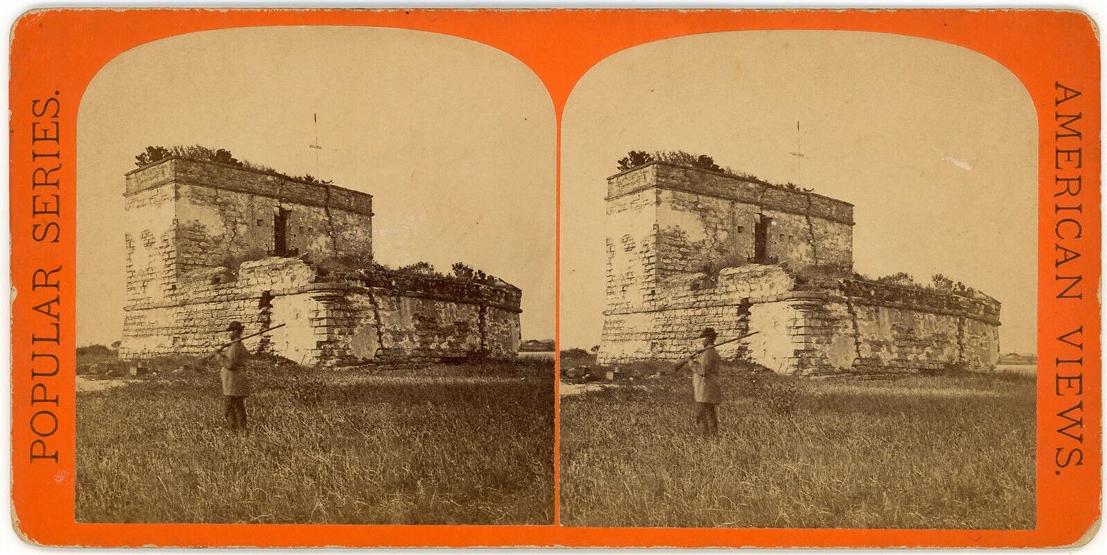 FLORIDA SV - Fort Matanzas - From the East - Anthony 1870s