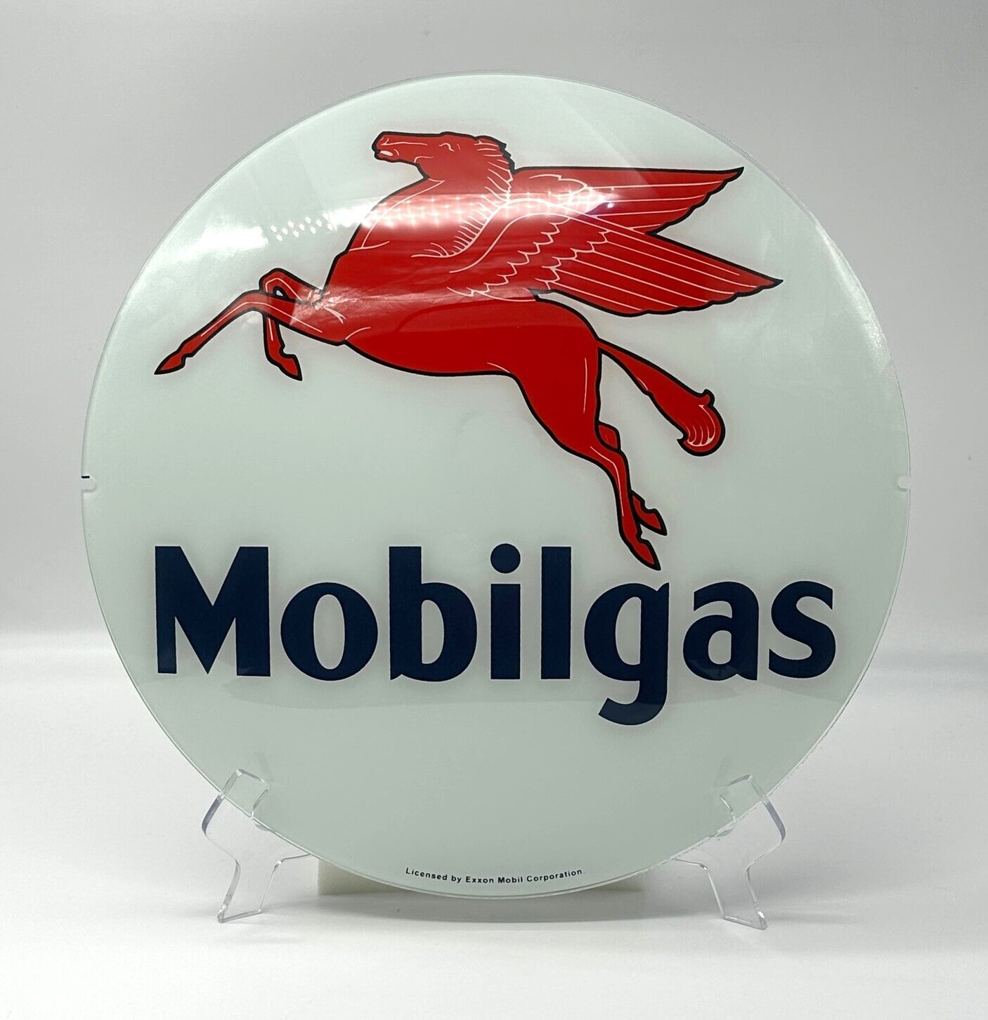 MOBILGAS Gas Pump Globe Face 13.5\
