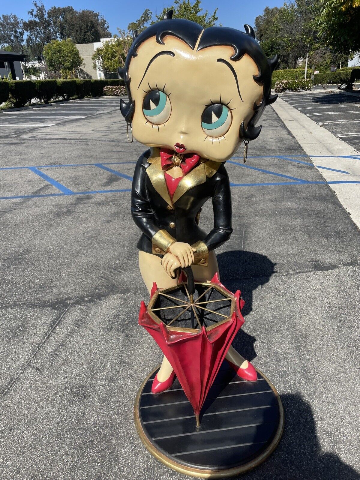 VERY RARE Betty Boop Umbrella Stand Limited Edition Life Size