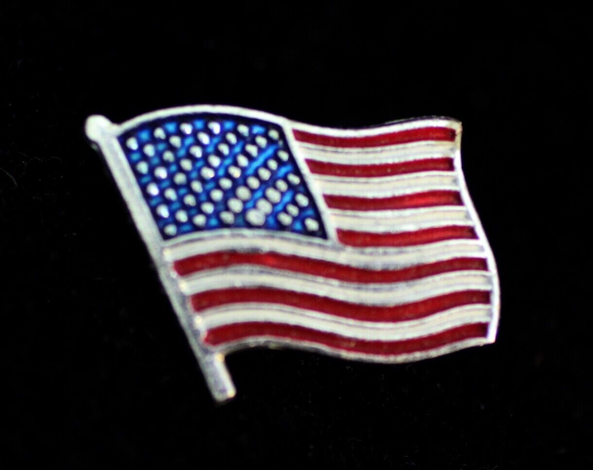 Disneyland USA July 4, 1976 American Flag Pin Bicentennial Salute Walt Disney