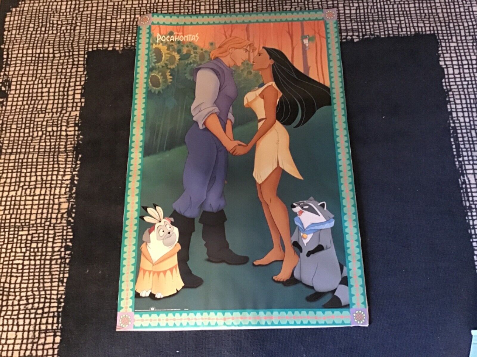 Walt Disney Pocahontas 1995 movie poster 23” x 35”