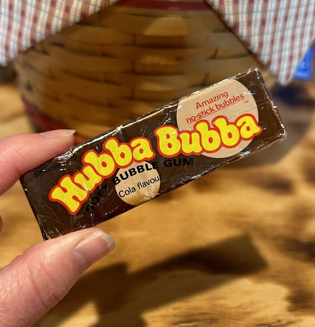 1980’s HUBBA BUBBA COLA Bubble Gum Slim Pack - Wrigley\'s Candy VINTAGE NOS