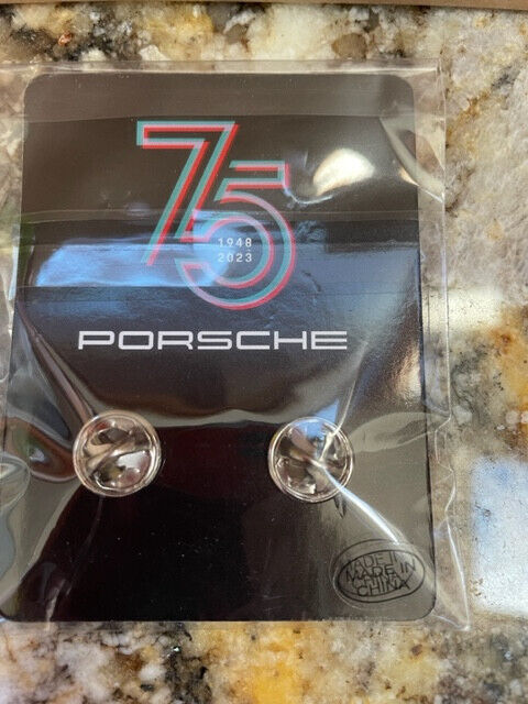 Porsche 75th Anniversary Pin Set, 1948-2023 New