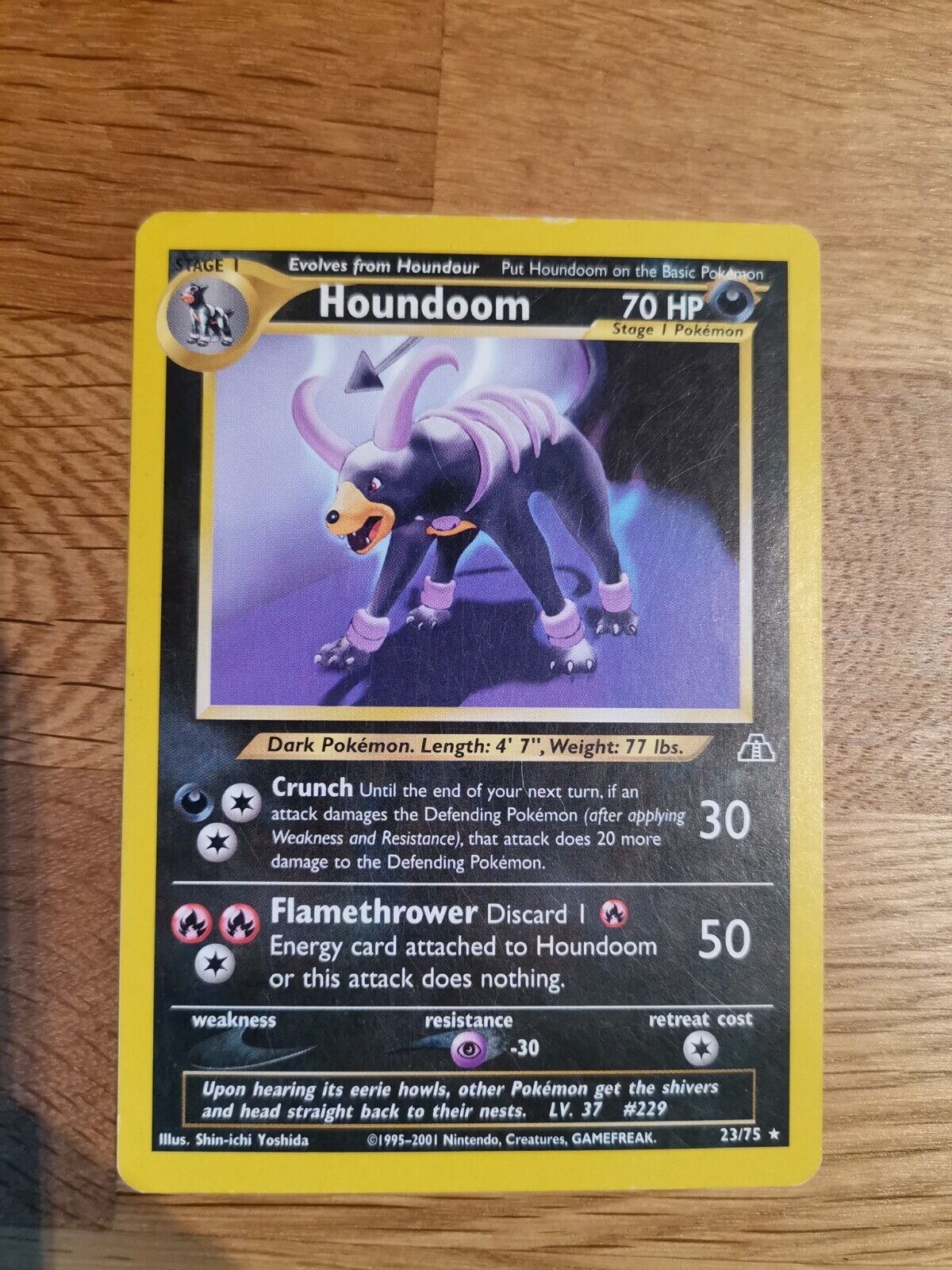 Houndoom 23/75 Rare Pokemon Card