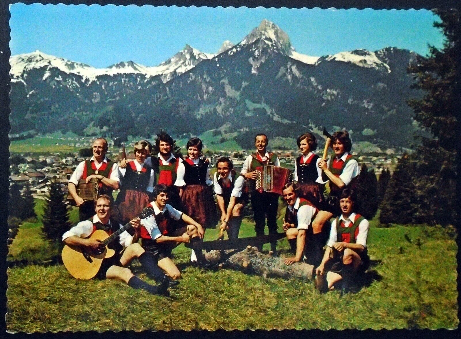 Austrian Traditional Costumes, Musicians, Gehrenspitze, Reutte, Austria