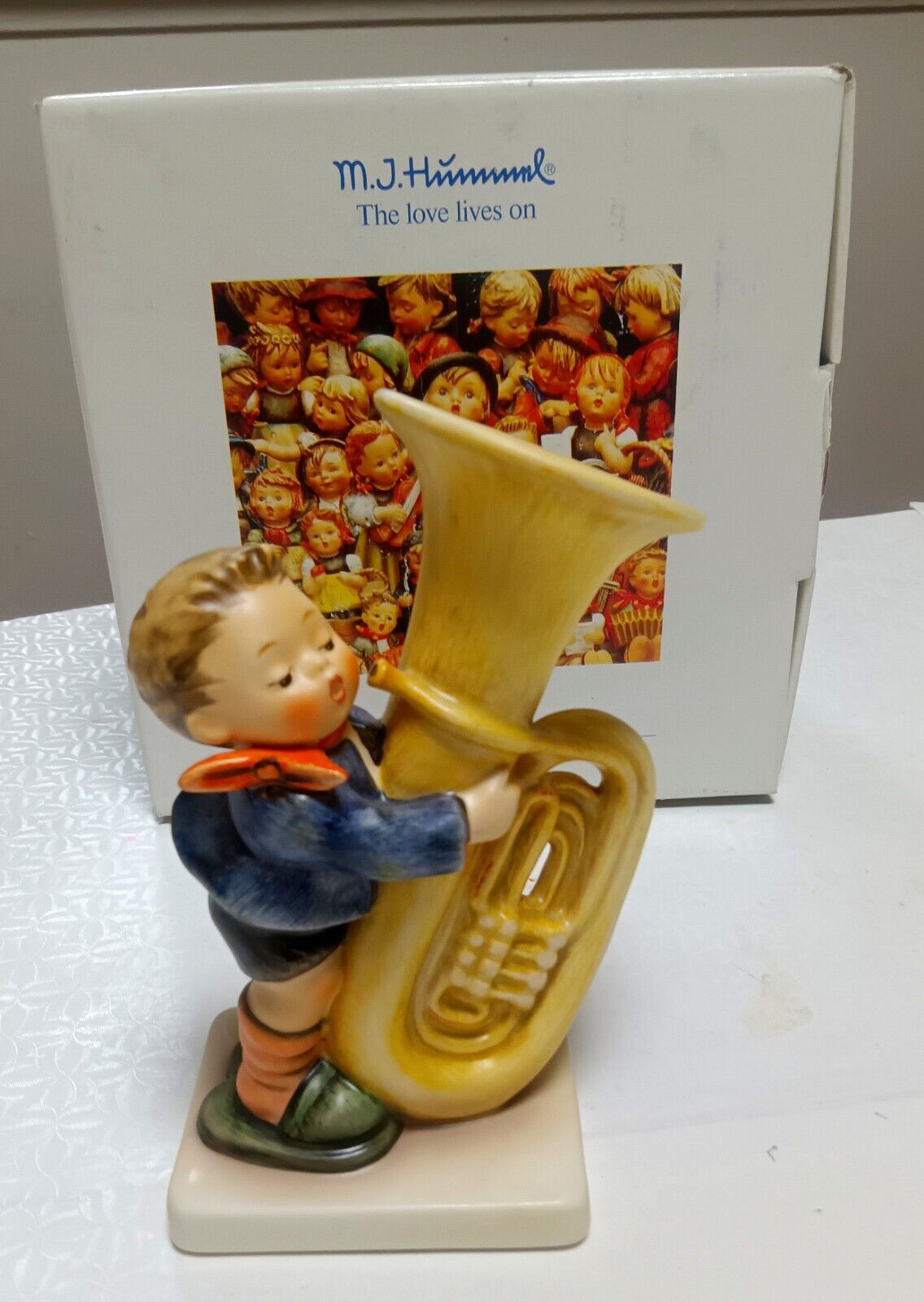 Hummel 437 The Tuba Player TMK6 Earliest Issue. MIB. Absolutely Perfect