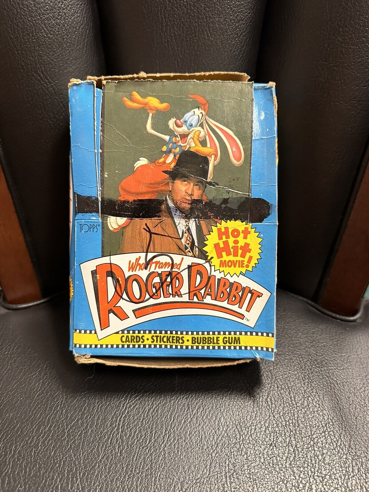 Vintage Topps 1988 Who Framed Roger Rabbit Trading Card Box with 32 Packs Sealed