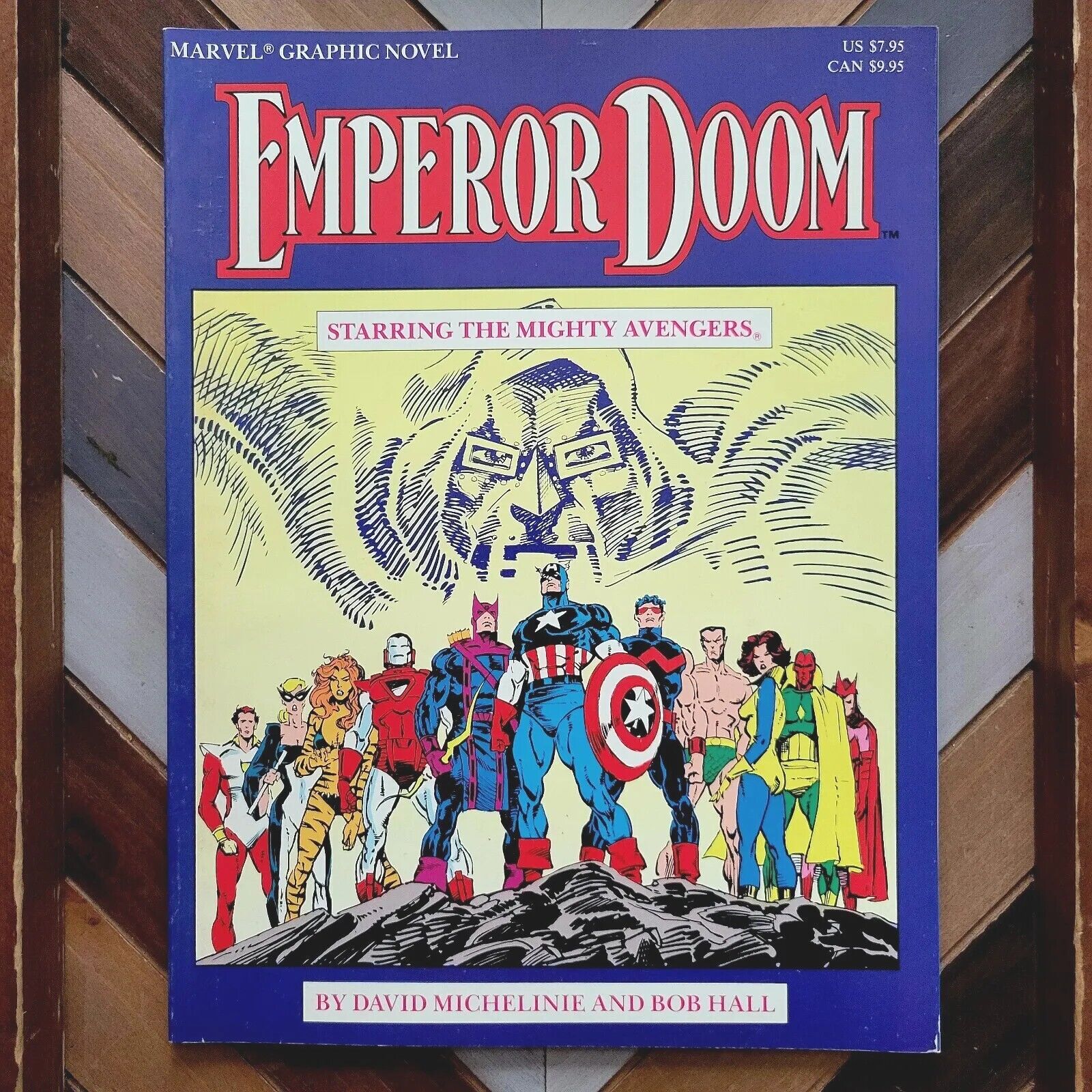 AVENGERS EMPEROR DOOM Marvel Graphic Novel #27 VF/NM (1987) 1st Print PURPLE MAN