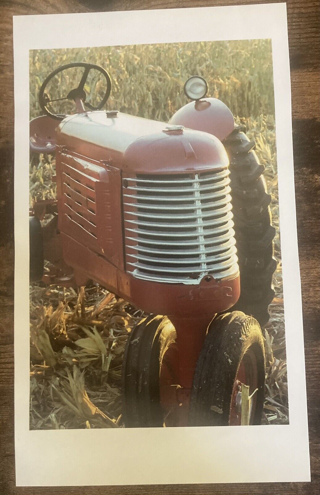 Book Clipping Photo 1938 Graham Bradley Tractor Farming Agriculture 