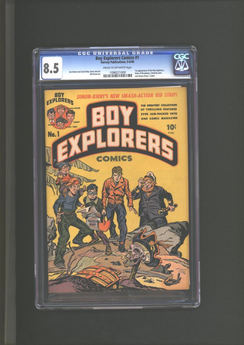 Boy Explorers Comics #1 CGC 8.5 1st App Of The Boy Explorers 1946