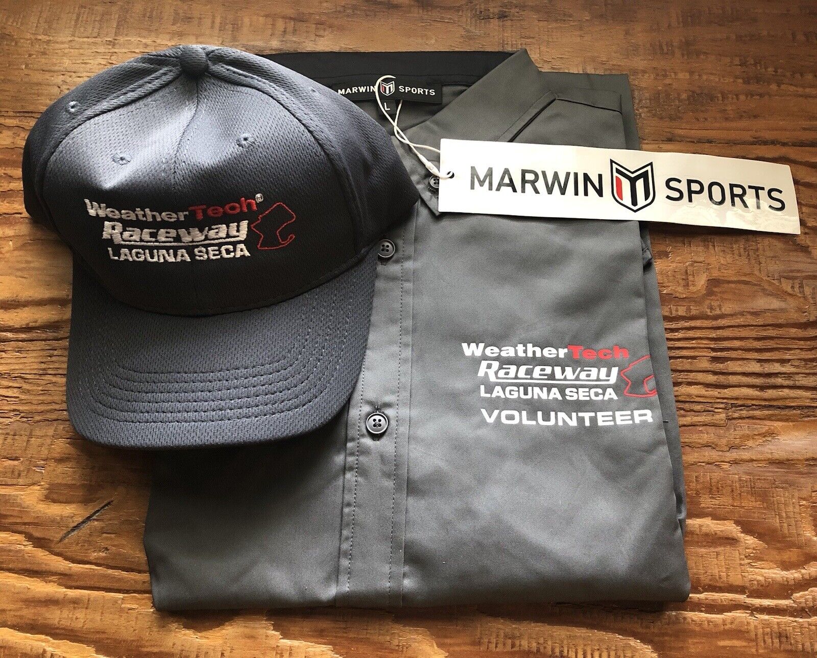 Laguna Seca Volunteer’s Shirt And Hat