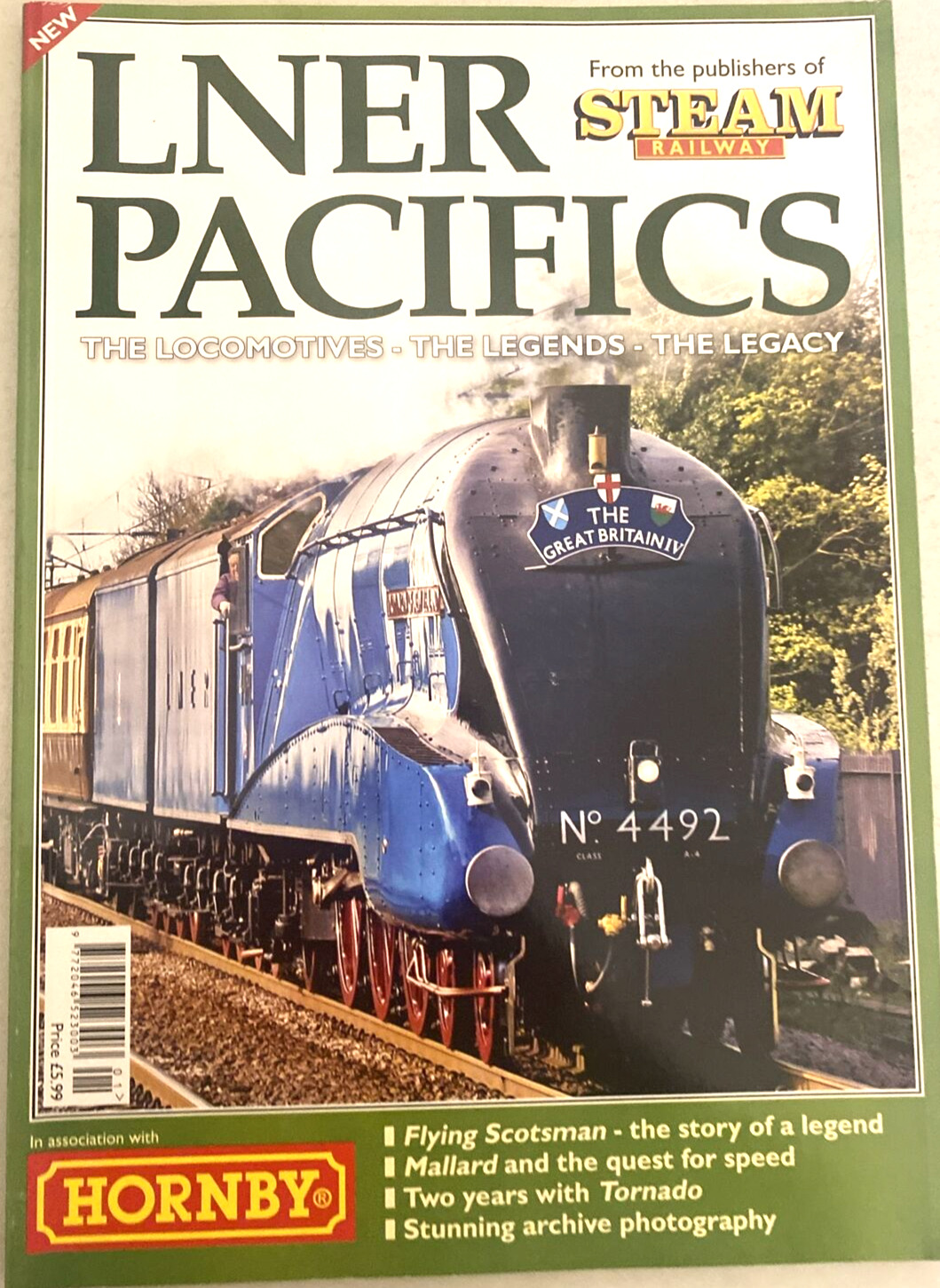LNER PACIFICS. # 7.  FROM THE PUBLISHERS STEAM RAILWAY.  IN ASSOCIATION HORNBY.