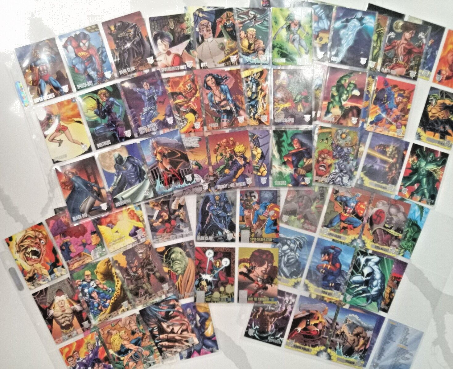 1996 Fleer DC/Marvel Amalgam ✨ 86 Cards out of 90 Set + 3 PowerBlast + 1 Promo