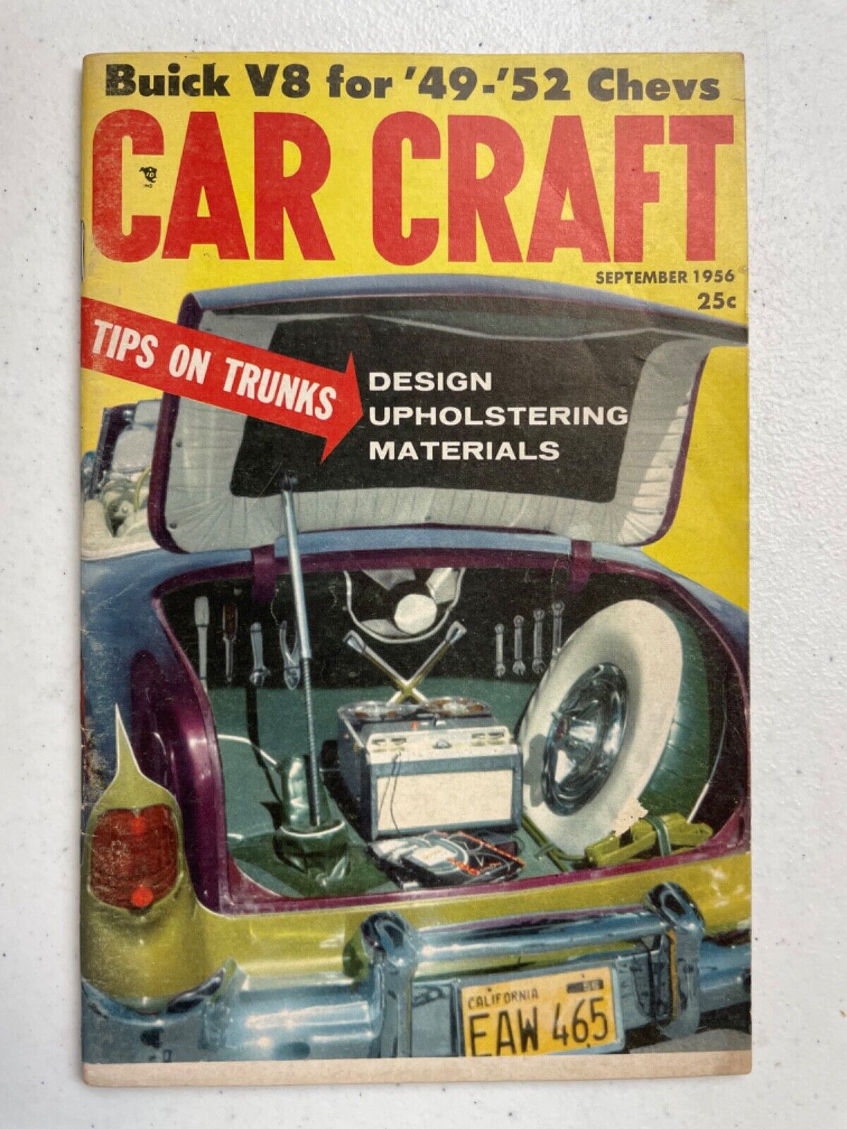 Car Craft magazine, September 1956, Chevrolet Custom, ‘34 FORD