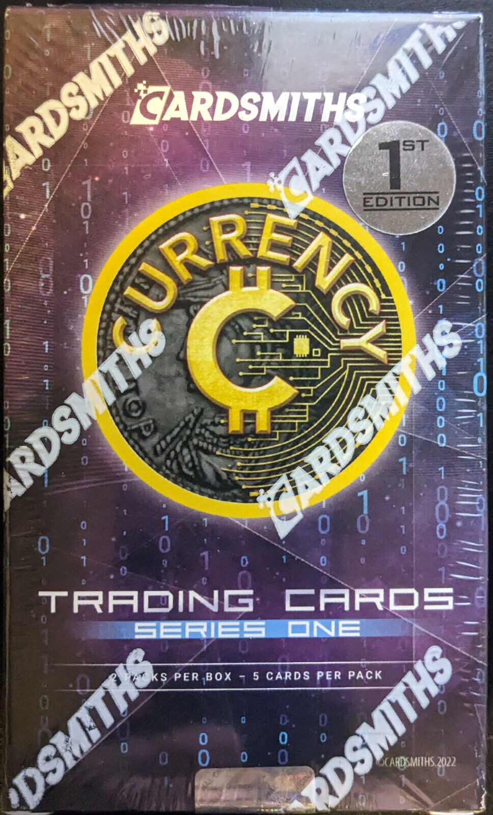 2022 CARDSMITHS 1st Edition Currency Series 1 Trading Cards Box - 2 Packs Sealed