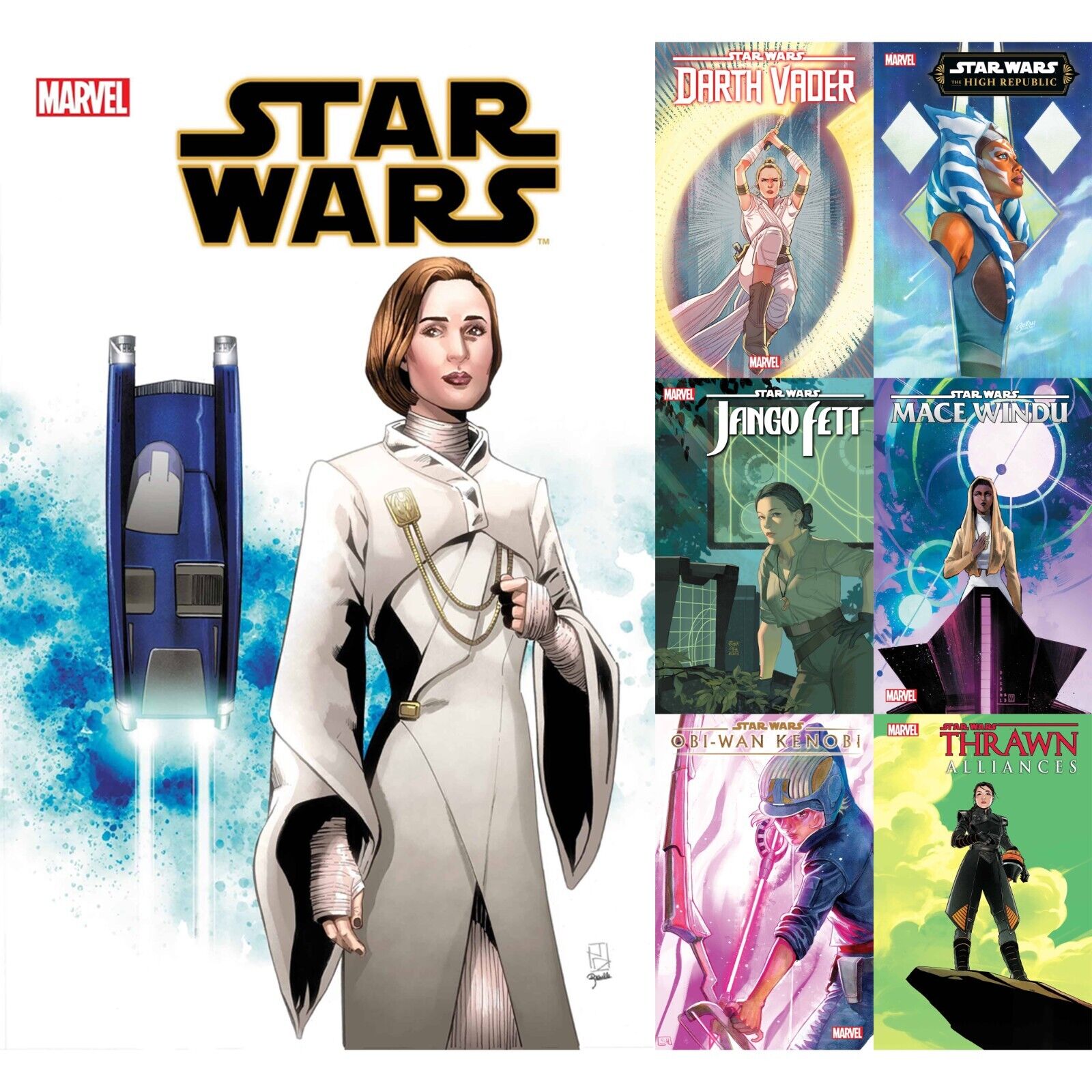Marvel Star Wars Women's History Month Variants (2024) | FULL SET & COVER SELECT