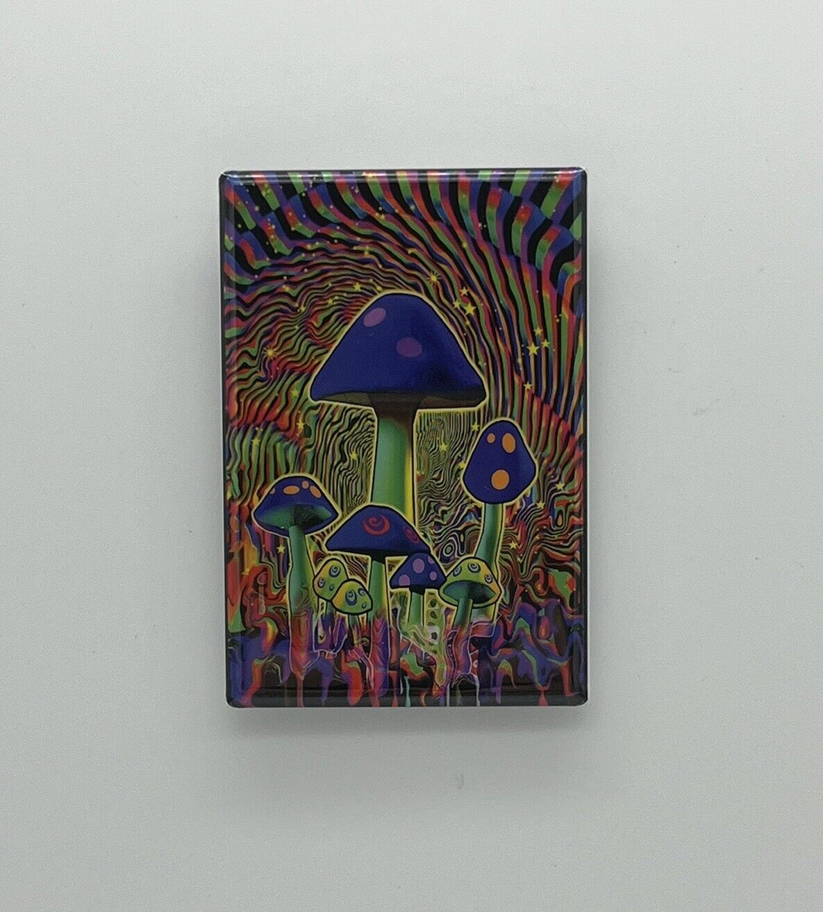 Trippy Psychedelic Mushroom Promotional Fridge / Locker Magnet