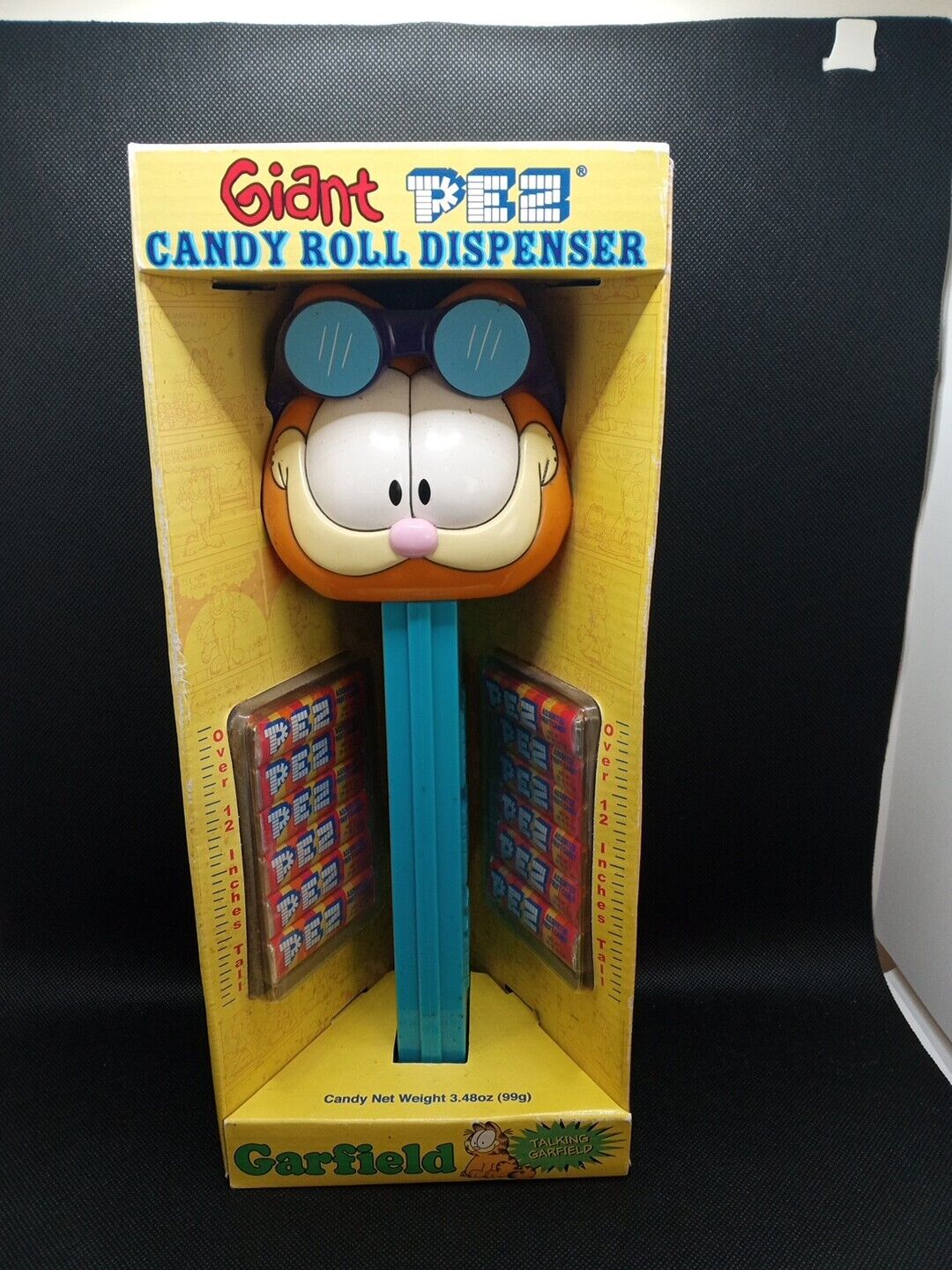Pez Talking Garfield Giant Candy Roll Dispenser 13050 2003 Brand New Inc