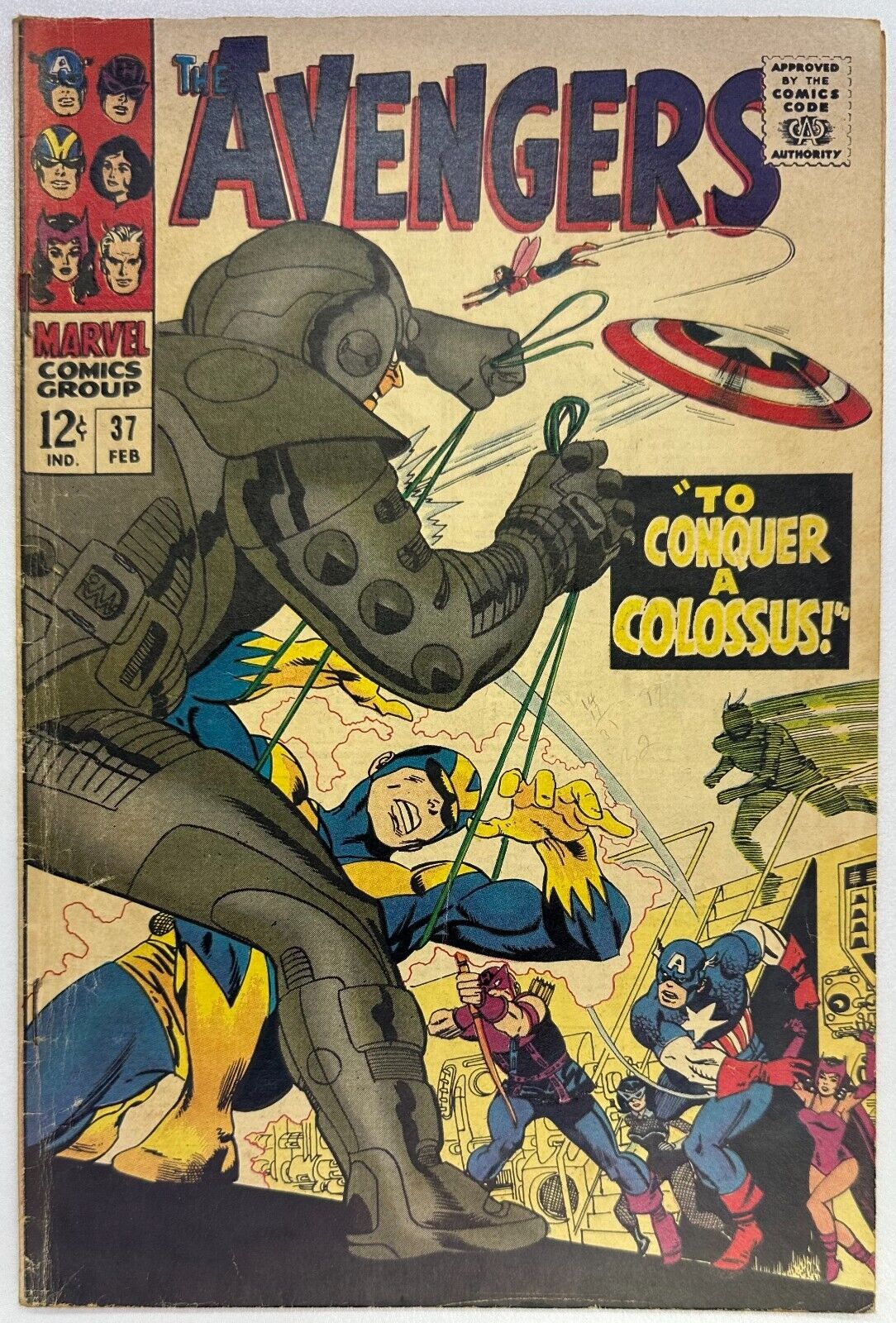 Avengers #37, GD/VG, Marvel Comics 1966