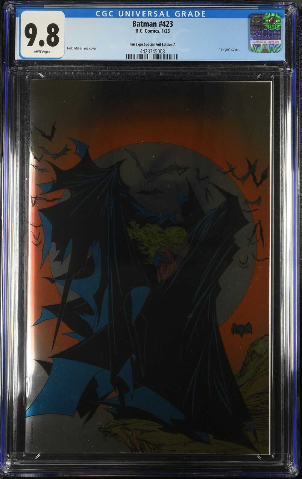 Batman #423 CGC 9.8 (DC 2023) Fan Expo Special Foil Edition A