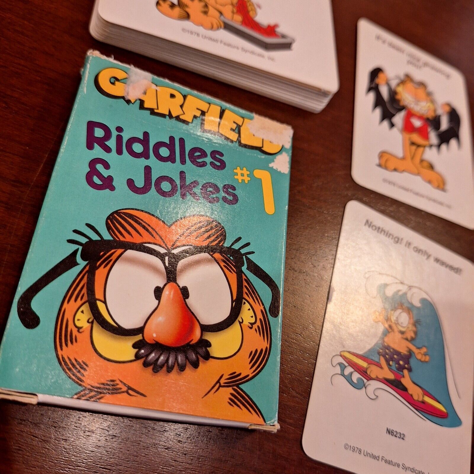 Garfield Riddle And Joke Cards Vintage 1978 