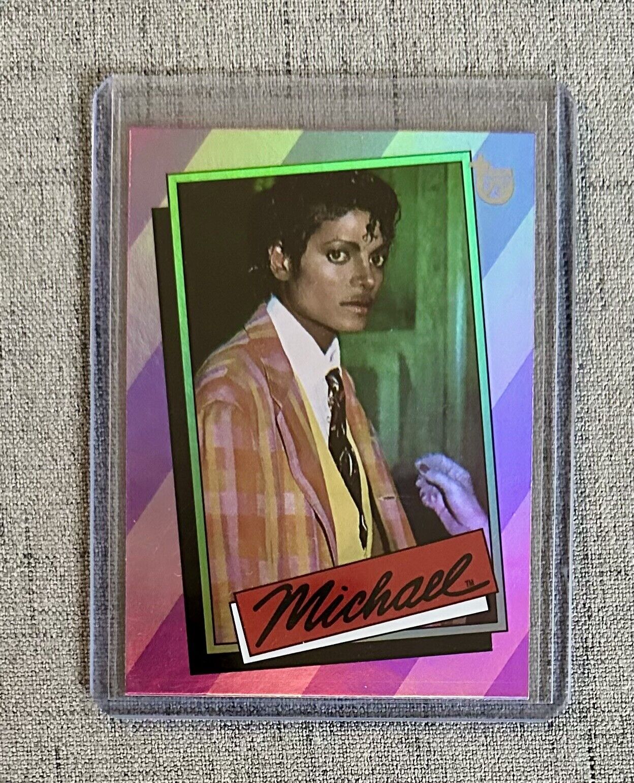 2013 Topps 75th Anniversary Rainbow Foil Michael Jackson #83