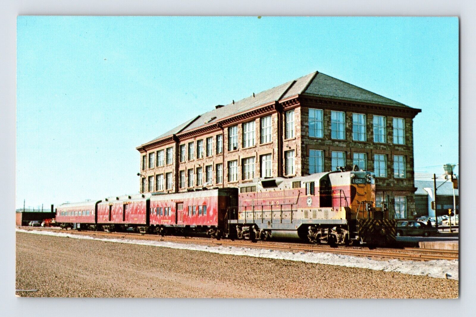Postcard Railroad Train Algoma Central Agawa Canyon Tour 1970s Unposted Chrome