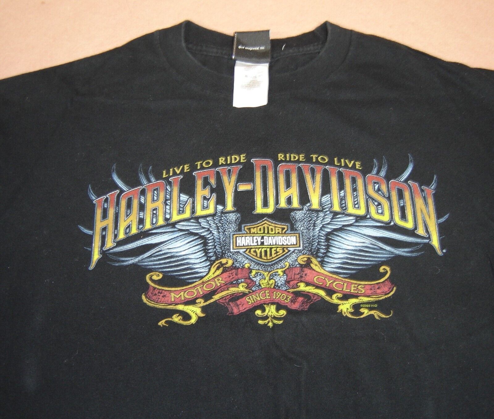 Harley Davidson Honolulu Hawaii shirt 2008 Double Sided Mens ~ Size XL