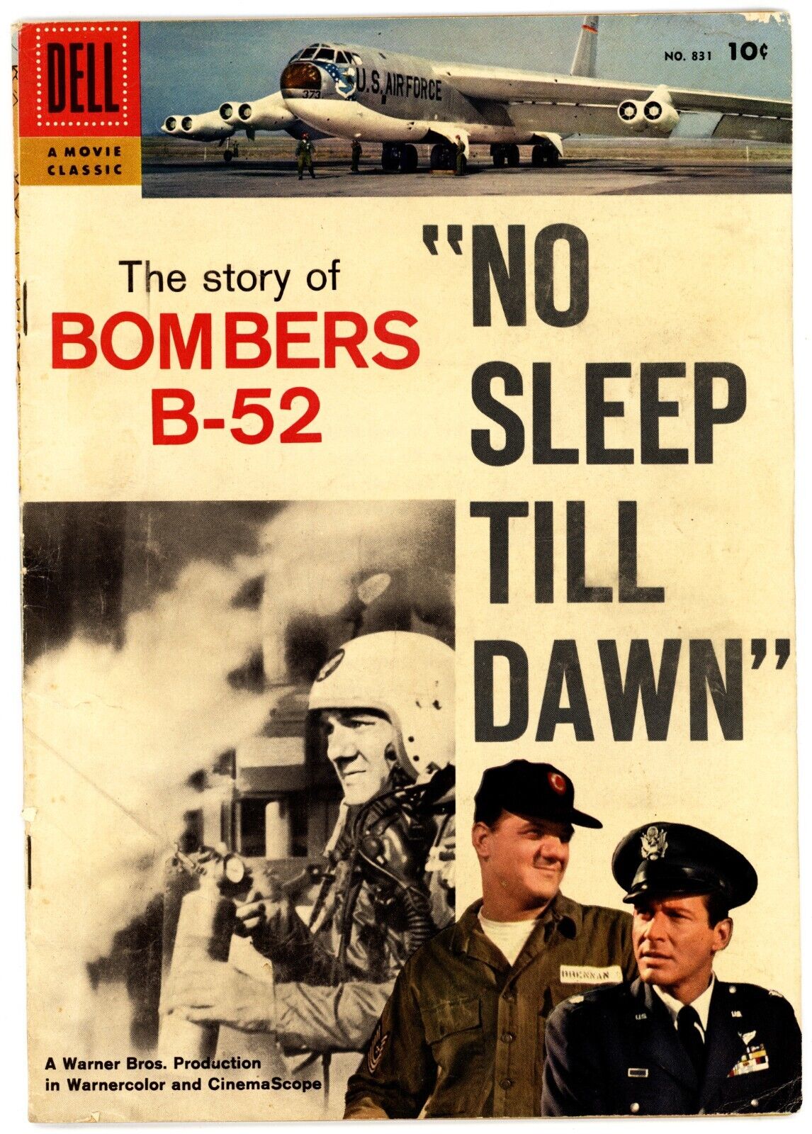 No Sleep Till Dawn (1942) Four Color #831 FN+ 6.5 Bombers B-52 Story