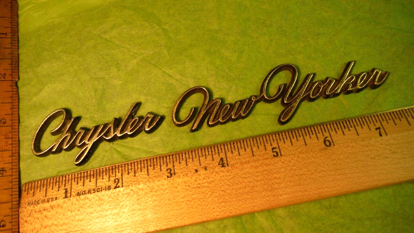 AU04 Chrysler New Yorker Trunk Emblems Vintage 1971-73 CHRYSLER NEW YORKER