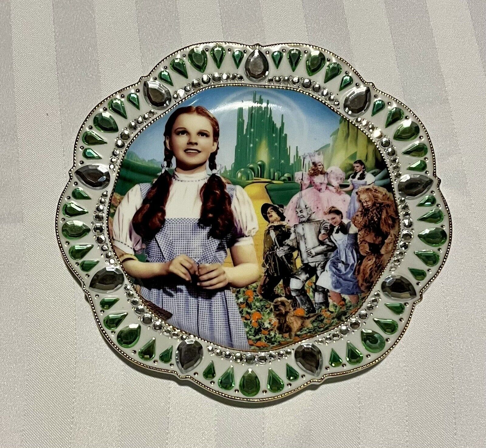Wizard of Oz Dorothy Porcelain Plate-Jewels of Oz-Bradford Exchange-2007
