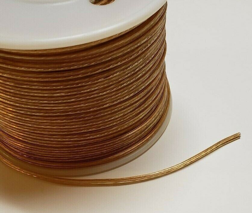 250 ft. Clear Gold 22/2 Thin Special Purpose Lamp Cord Parallel 2 wire 46620JBS