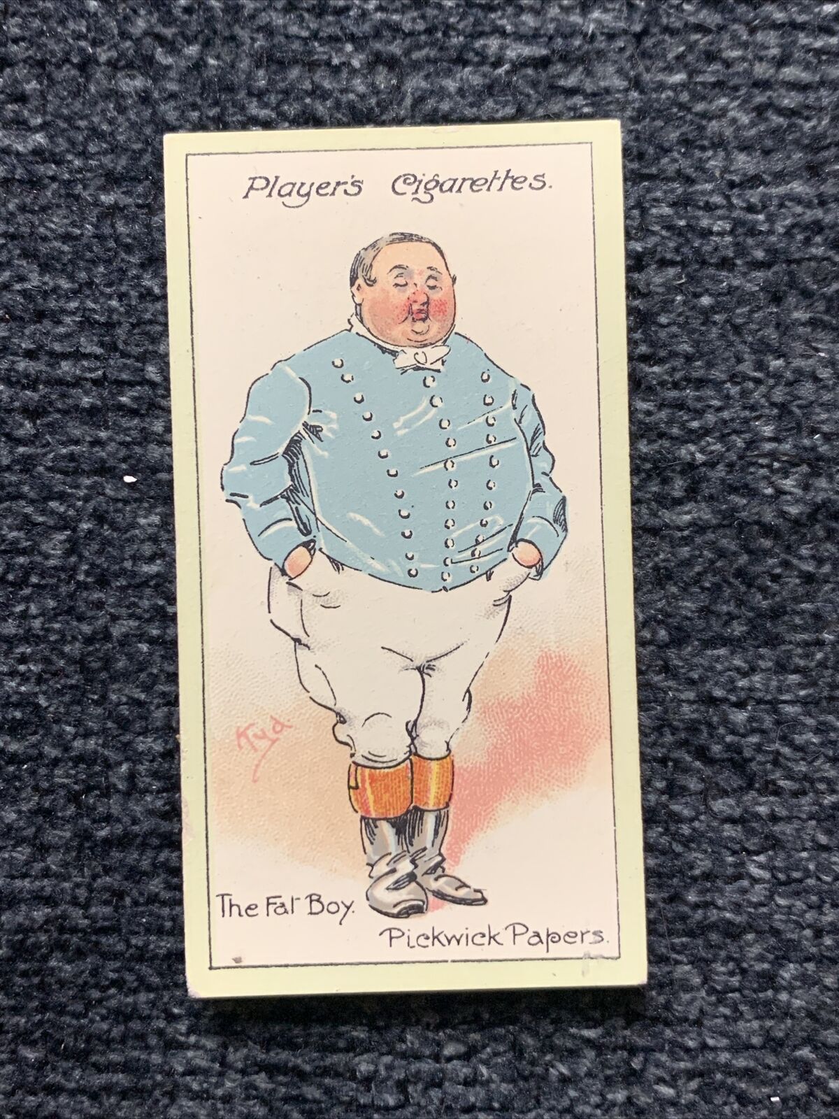 1923 Players Cigarettes Characters From Dickens #21 The Fat Boy M3