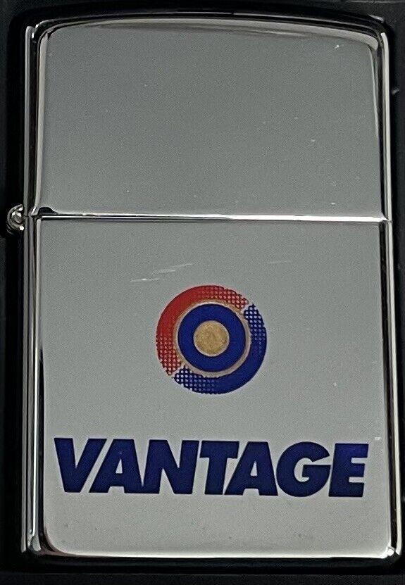 ZIPPO 1997 VANTAGE LIMITED EDITION POLISHED CHROME LIGHTER SEALED IN BOX c675