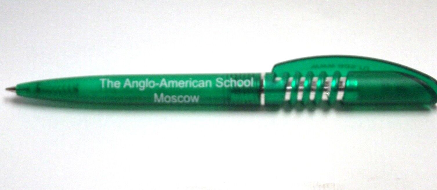Ultra Rare Anglo-American School Moscow Russia Pen From NASA Dr. Jose Flores