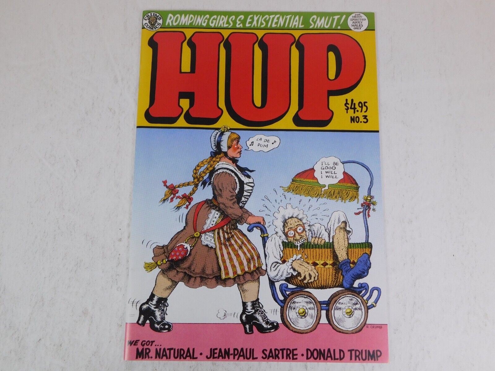 HUP #3 NM 9.4 Underground Comic R Crumb Comix