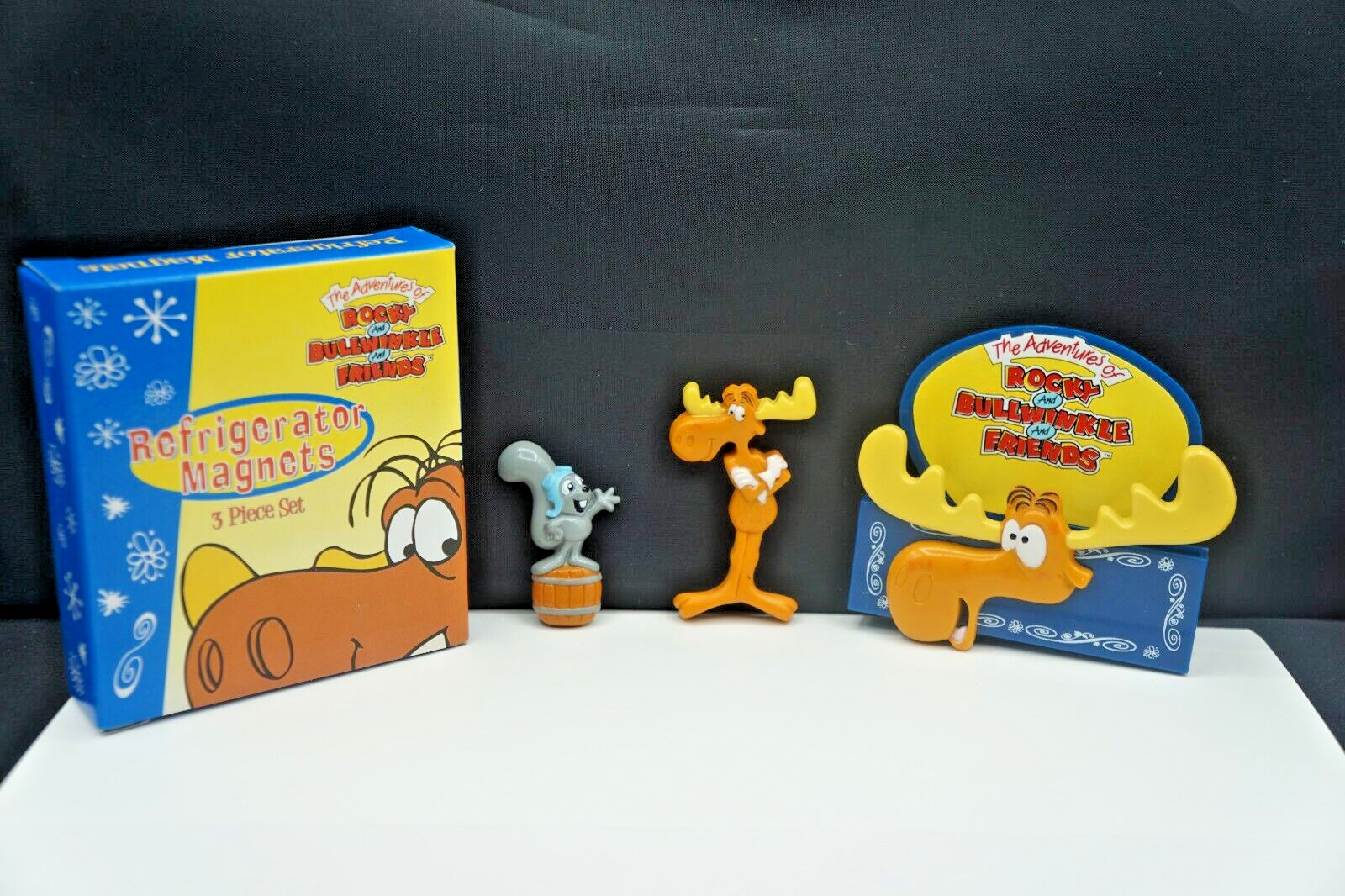 The Adventures of Rocky and Bullwinkle and Friends Magnet 3Pc Set