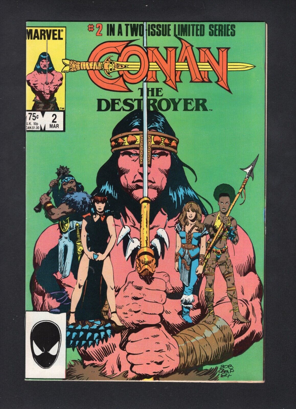 Conan the Destroyer #2 Vol. 1 Direct Marvel Comics \'85 VF/NM