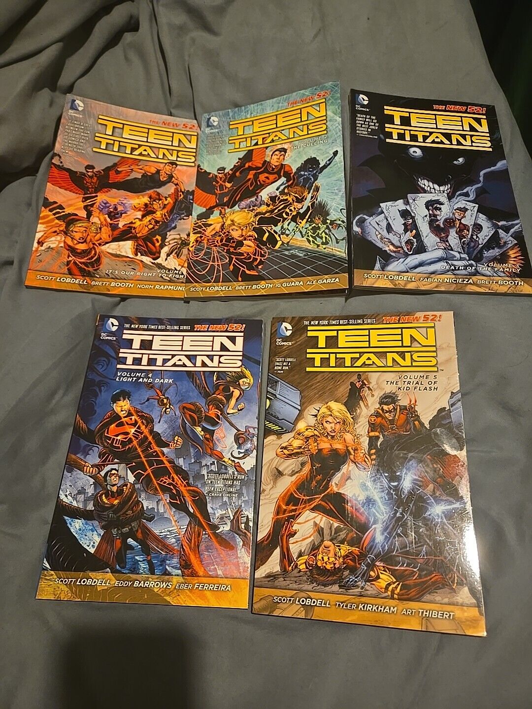 5 DC New 52 TPB - Teen Titans VG-LN