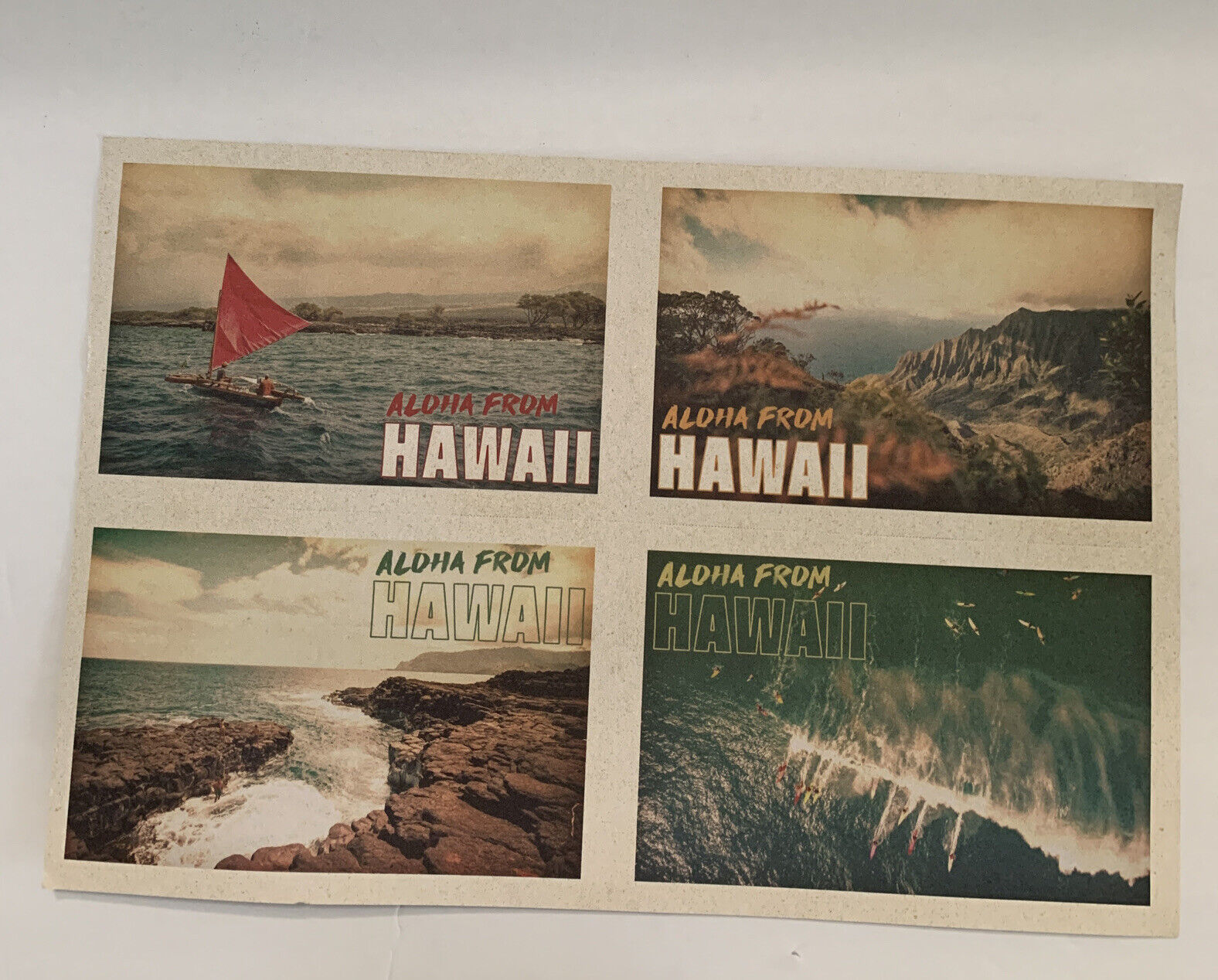 Authentic Yeti Coolers Limited Edition Postcards Hawaii Tundra Surf Set Of 4 New