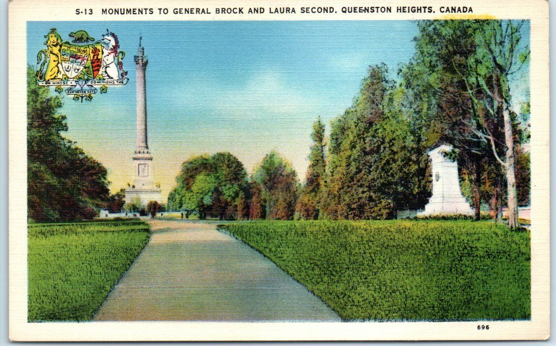 Monuments to General Brock and Laura Second, Queenston Heights, Canada