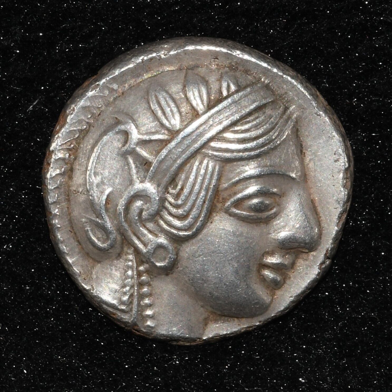 Ancient Greek Attica Athens Silver Owl Tetradrachm Coin Circa 454-404 BC