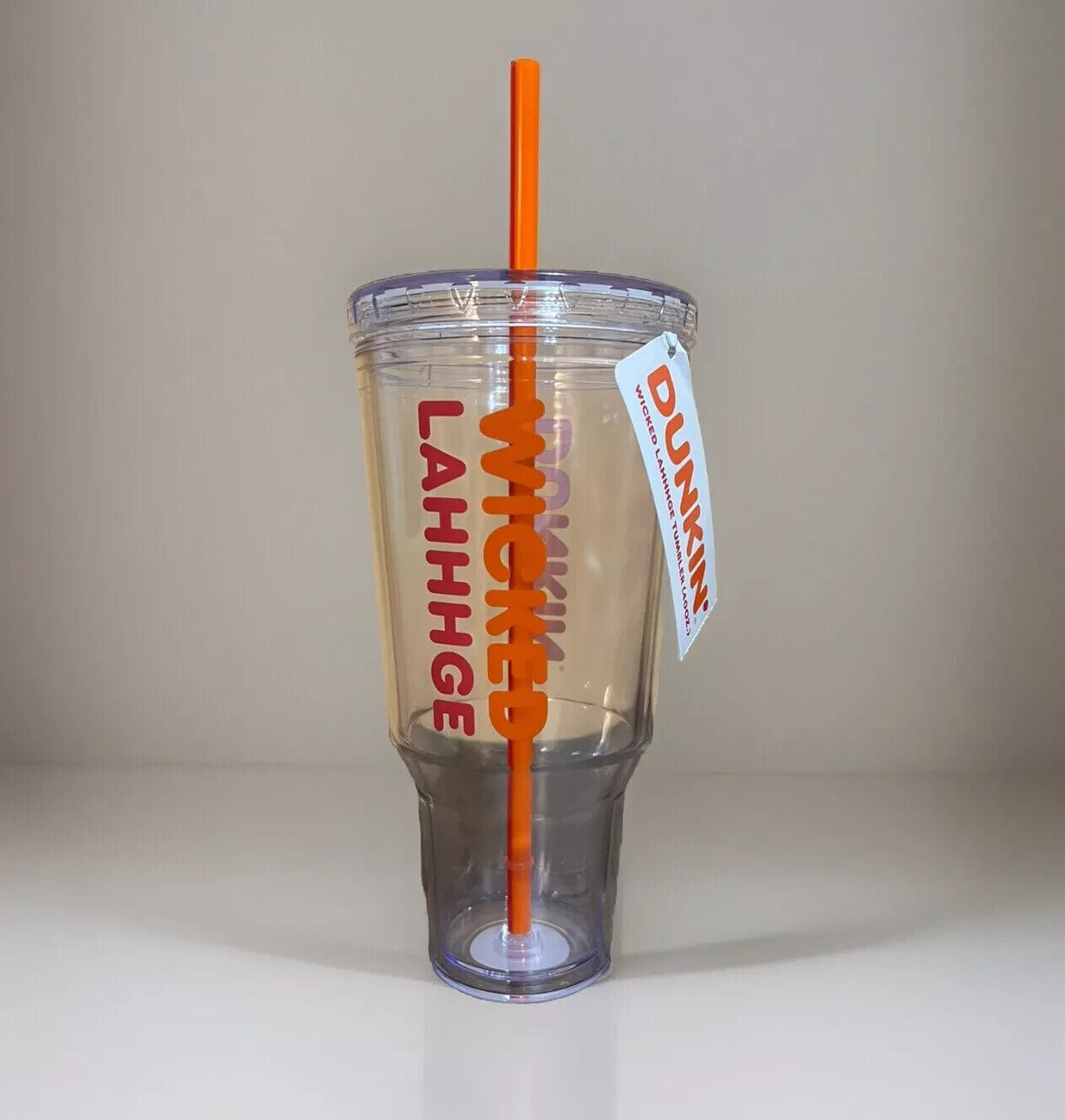 Dunkin’ Donuts 2024 \'Wicked Lahhhge\' Limited  Edition Tumbler 40oz NWT