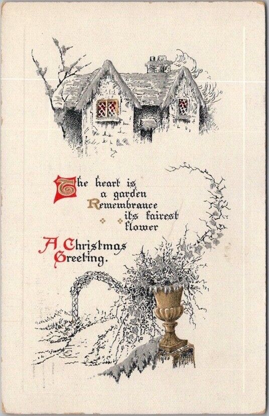1912 CHRISTMAS Postcard \
